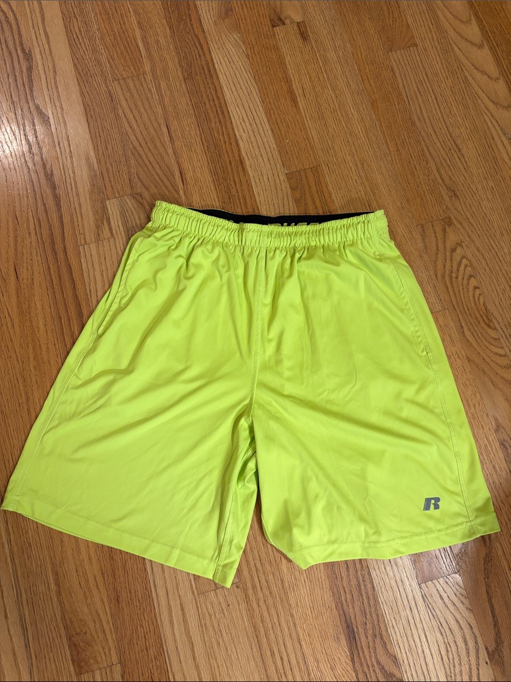 Russell Athletic Bright Neon Yellow Men’s Training Shorts
